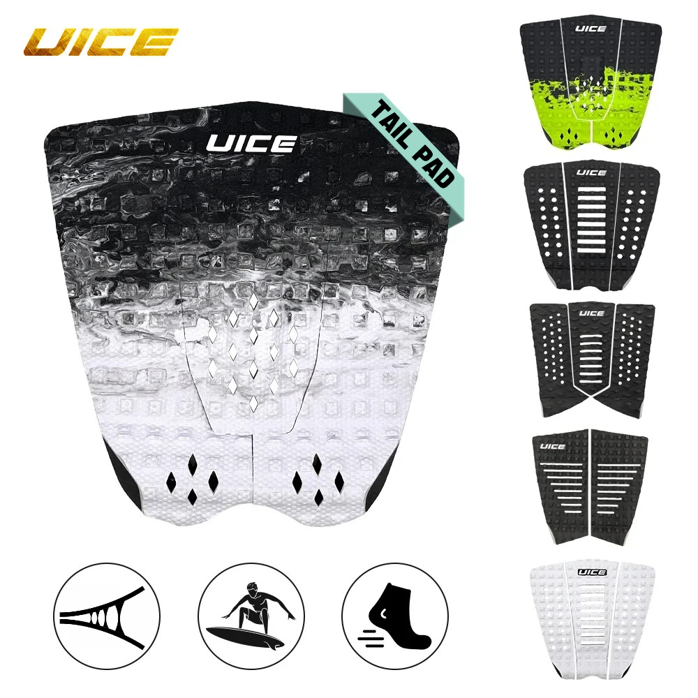 Surfboard Leash - UICE サーフ SUP ボード トラクションパッド ダイヤモンド溝付き