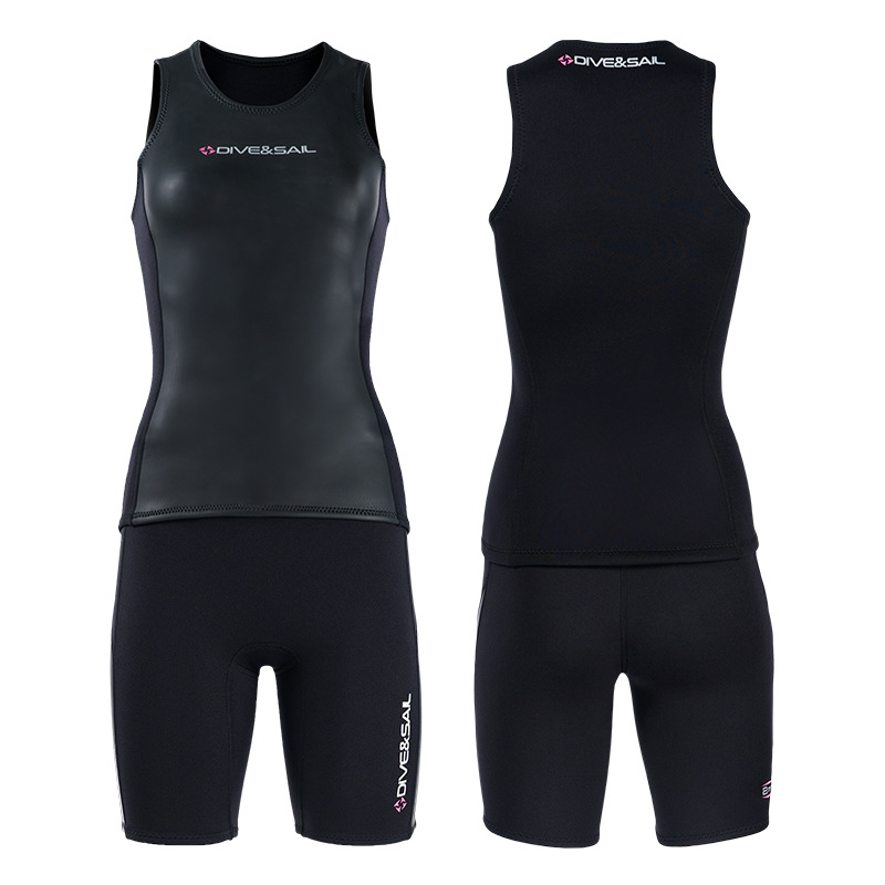 Wetsuit Men - 男女兼用 2mm レザーネオプレン ウェットスーツベスト メンズ レディース