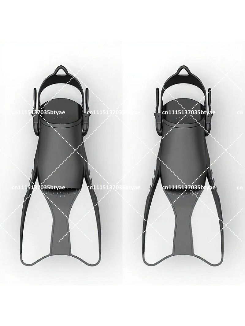 Swim Fins - 調整可能なレースアップ式プロフェッショナルフロッグダイブフィン（男性用）、大人向けフリースタイルシュノーケリング水泳トレーニングギア