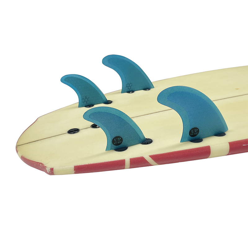 Surfboard Leash - UPSURF M+GL クアッドフィン FCS ダブルタブ ハニカムサーフボード