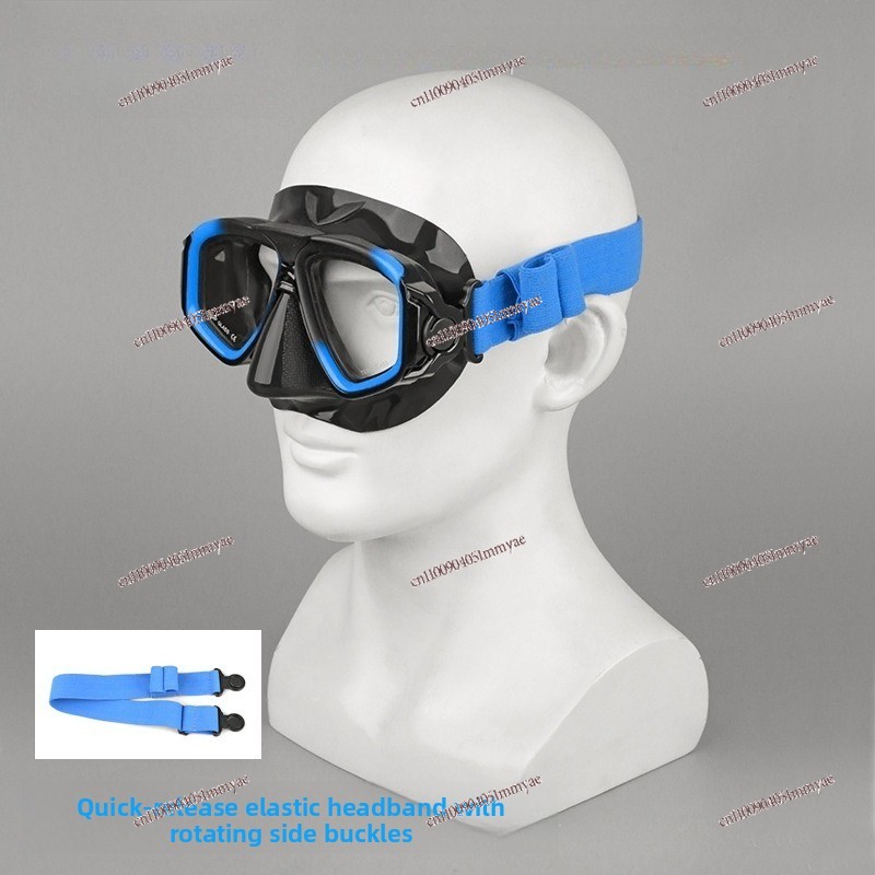 新しい伸縮性ヘッドバンド付きダイビングマスク、曇り止め、フロ - Diving Mask のレビューと価格