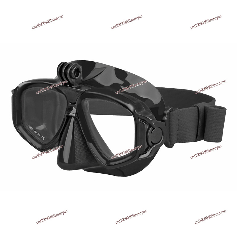 新しい伸縮性ヘッドバンド付きダイビングマスク、曇り止め、フロ - Diving Mask のレビューと価格