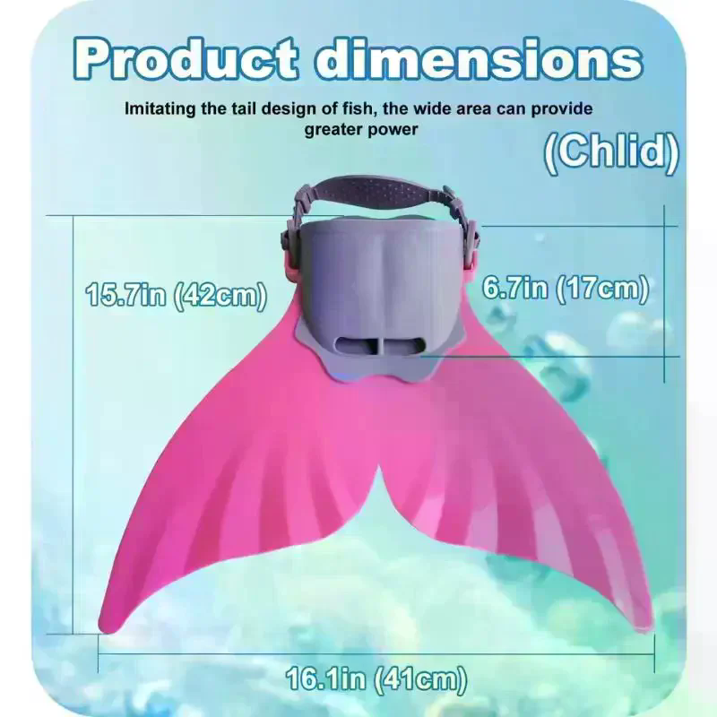 マーメイドシリコンフィン 水泳トレーニング＆ビーチ用、ソフト - Swim Fins のレビューと価格