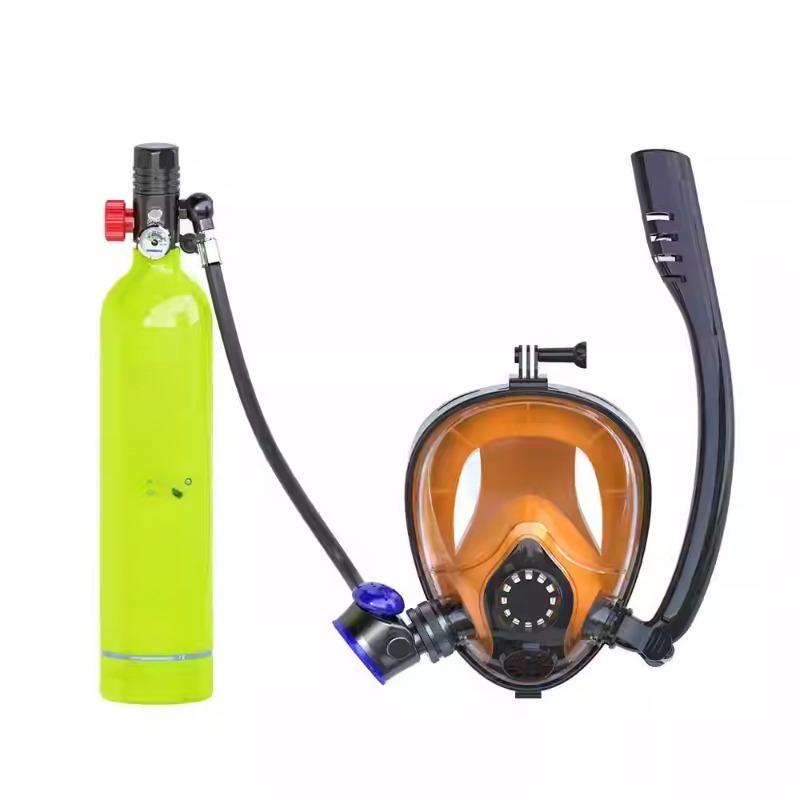 ダイビングフルセットマスクシュノーケル携帯用酸素呼吸器水中装 - Snorkeling Gear のレビューと価格