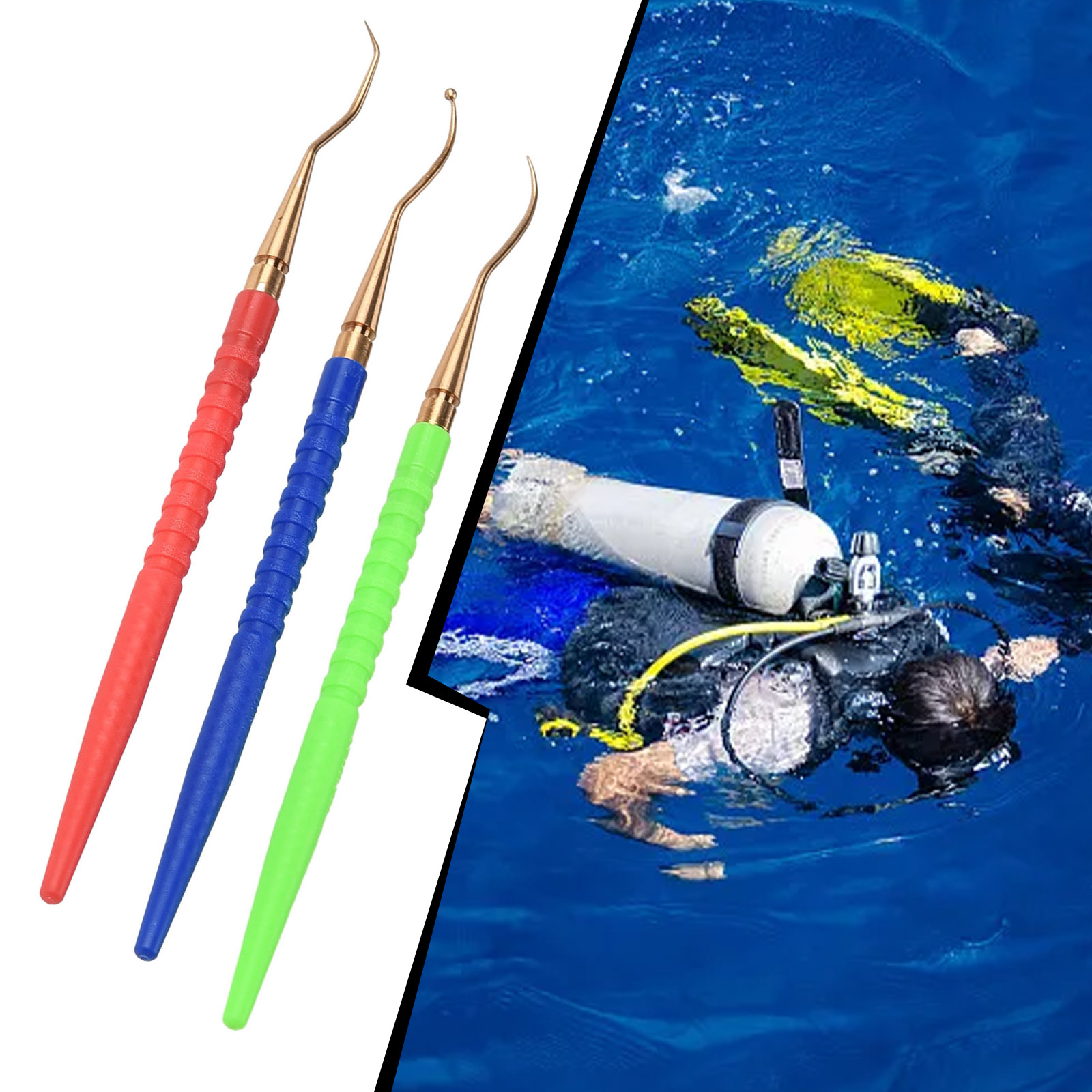 3 個真鍮 O リングリムーバーピックフックスキューバダイビ - Snorkel Set のレビューと価格
