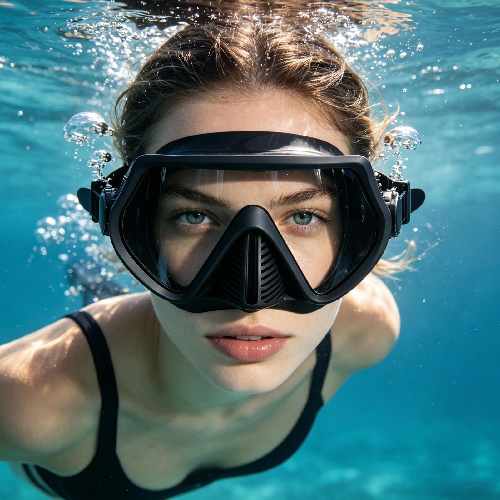 大人用ダイビングゴーグル。全面保護、高画質、水漏れ防止。水泳 - Goggles Swim のレビューと価格