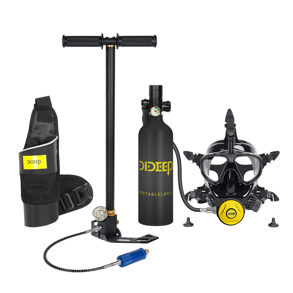 DIDEEP CE DOT 1L水中10-20分使用可能 ポ - Diving Mask のレビューと価格