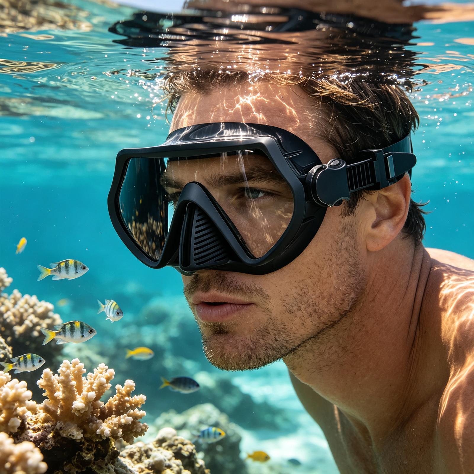曇り止め加工、高画質、水漏れ防止、全面保護機能を備えた、ティ - Goggles Swim のレビューと価格