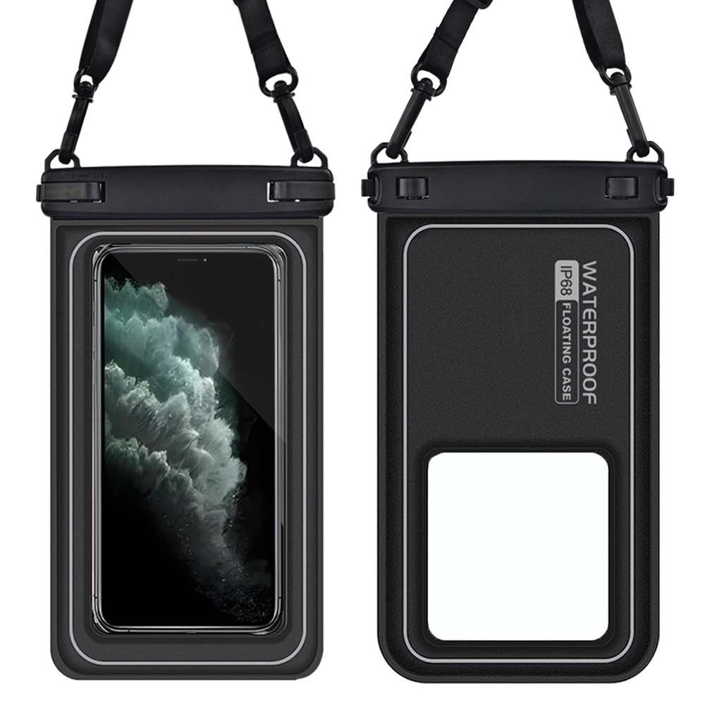 タッチスクリーン対応、防水仕様の携帯電話用バッグ。透明で水中 - Dry Bag Waterproof のレビューと価格