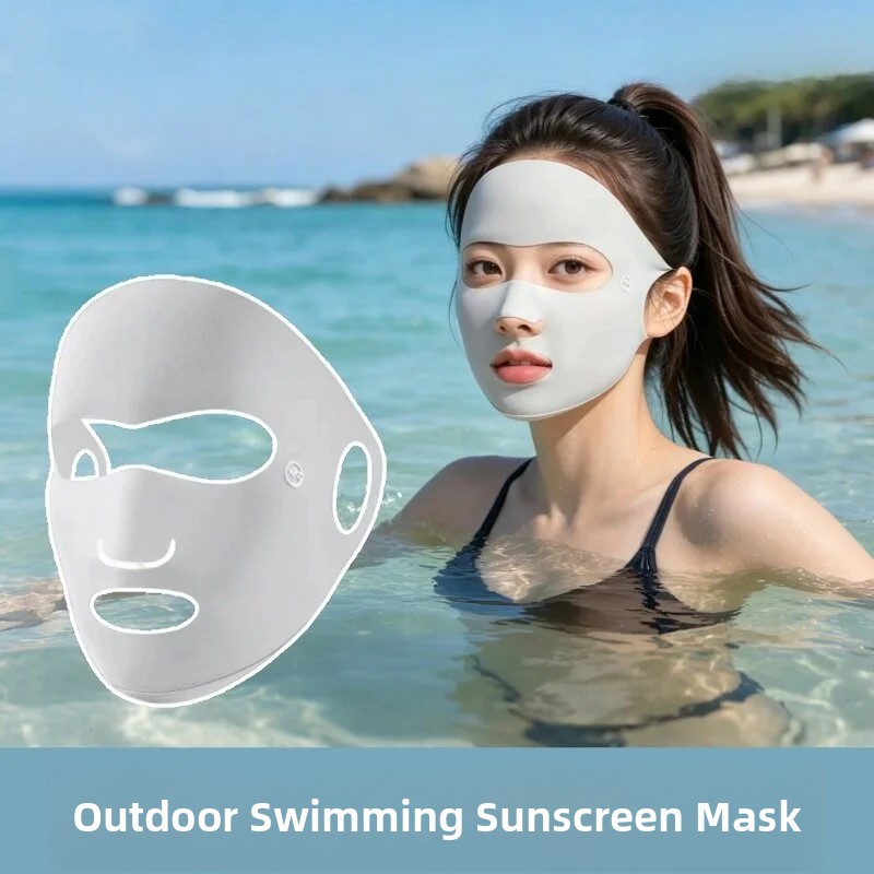 水泳ダイビングフルフェイス日焼け防止マスク通気性のあるフェイ - Diving Mask のレビューと価格