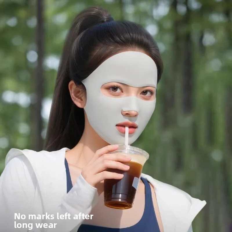 水泳ダイビングフルフェイス日焼け防止マスク通気性のあるフェイ - Diving Mask のレビューと価格